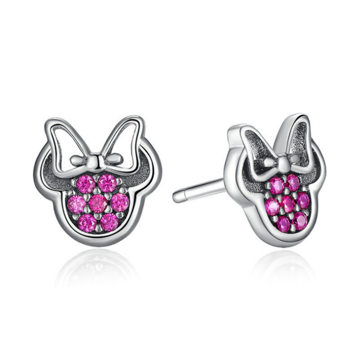 Sparkling Minnie Mouse Earrings