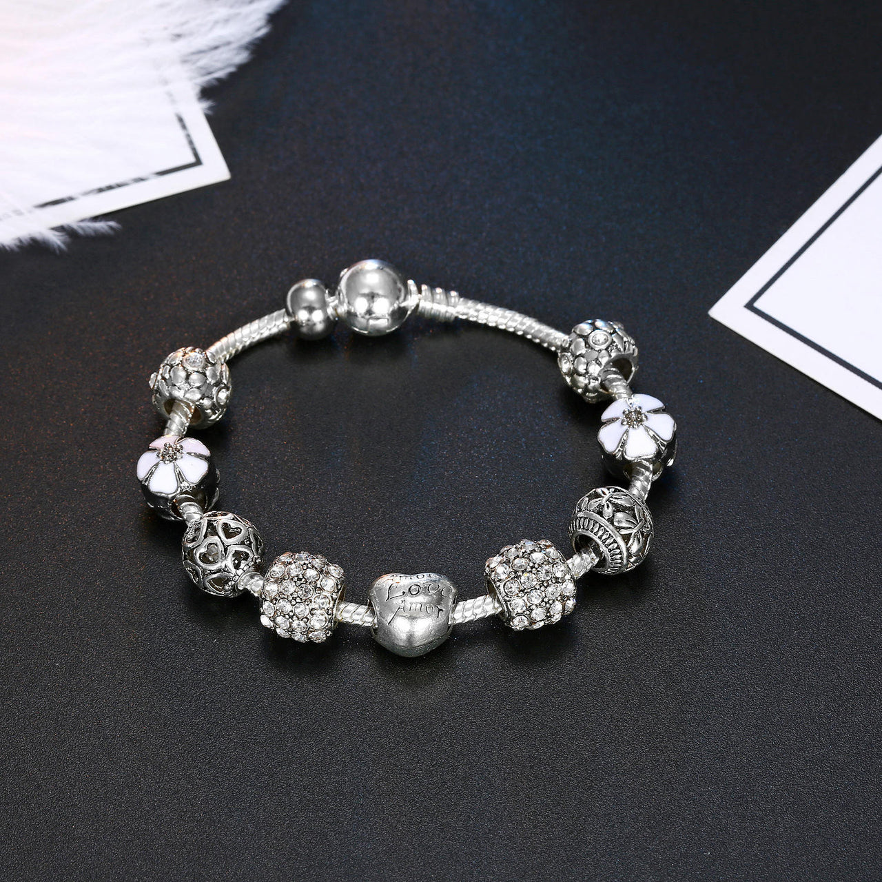 Silver Gothic Charm Bracelet - Sarah Stitches's Ko-fi Shop - Ko-fi ❤️ Where  creators get support from fans through donations, memberships, shop sales  and more! The original 'Buy Me a Coffee' Page.